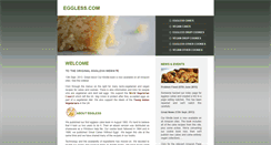 Desktop Screenshot of eggless.com