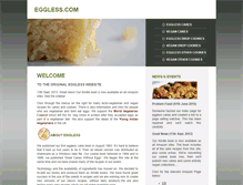 Tablet Screenshot of eggless.com